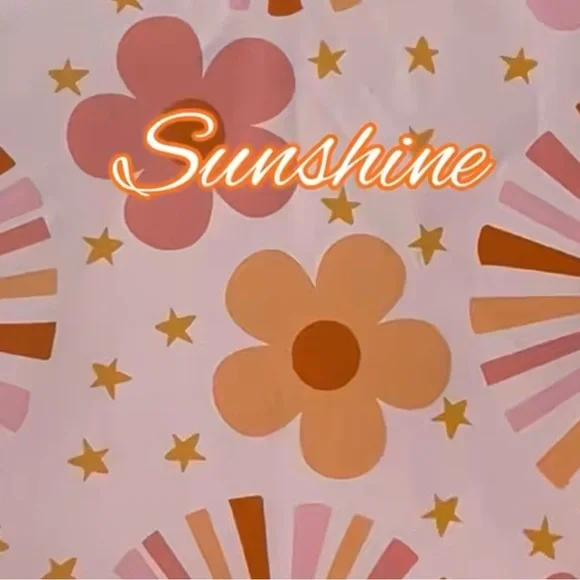 Sunshine Floral Poly Mailer’s 10x13 Pack of 25 - Picture 4 of 8